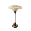 Poul Henningsen PH 3/2 bordlampe i matglas